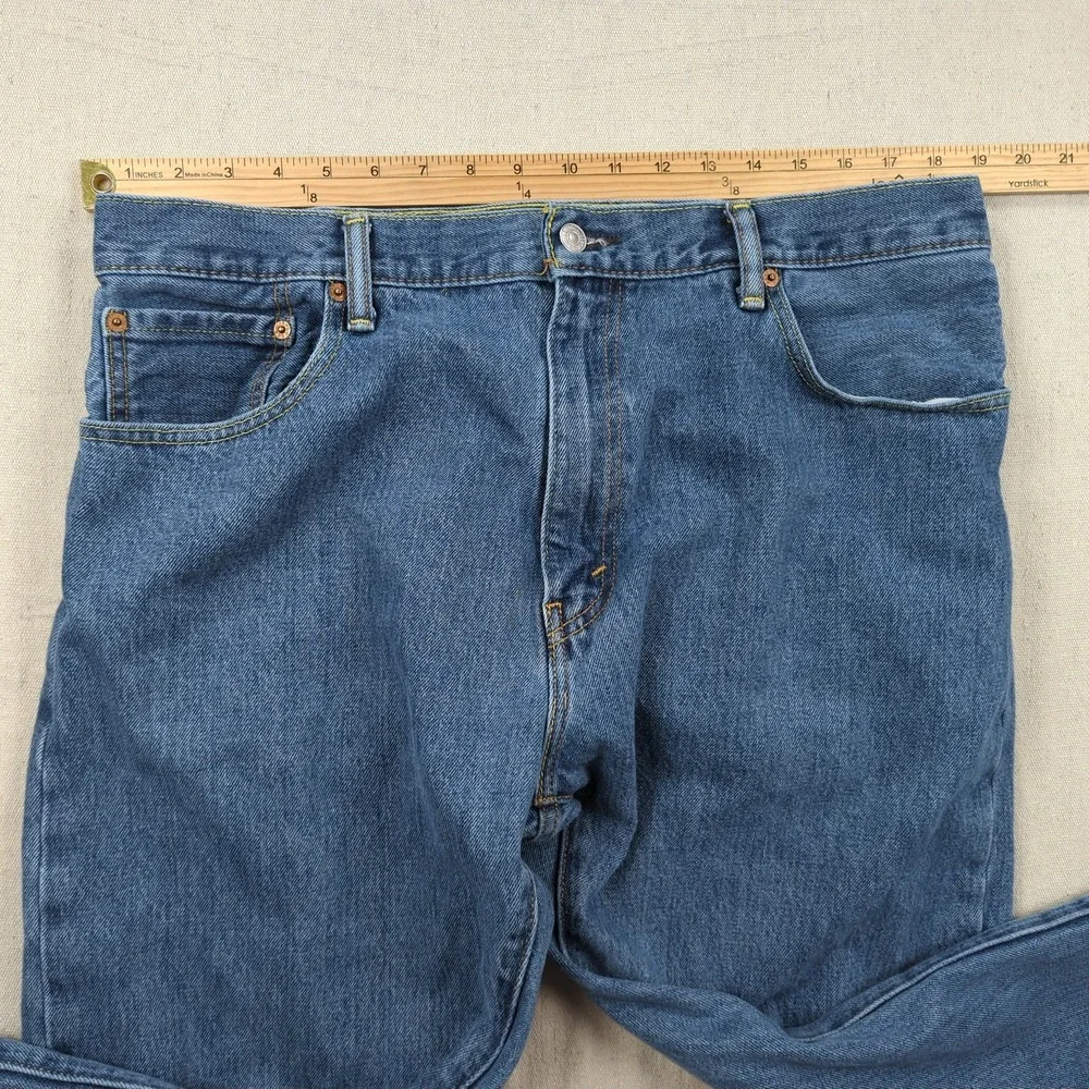 Levis Jeans Mens 38x34 Blue 517 Boot Cut Western Cowboy Rodeo American Classic